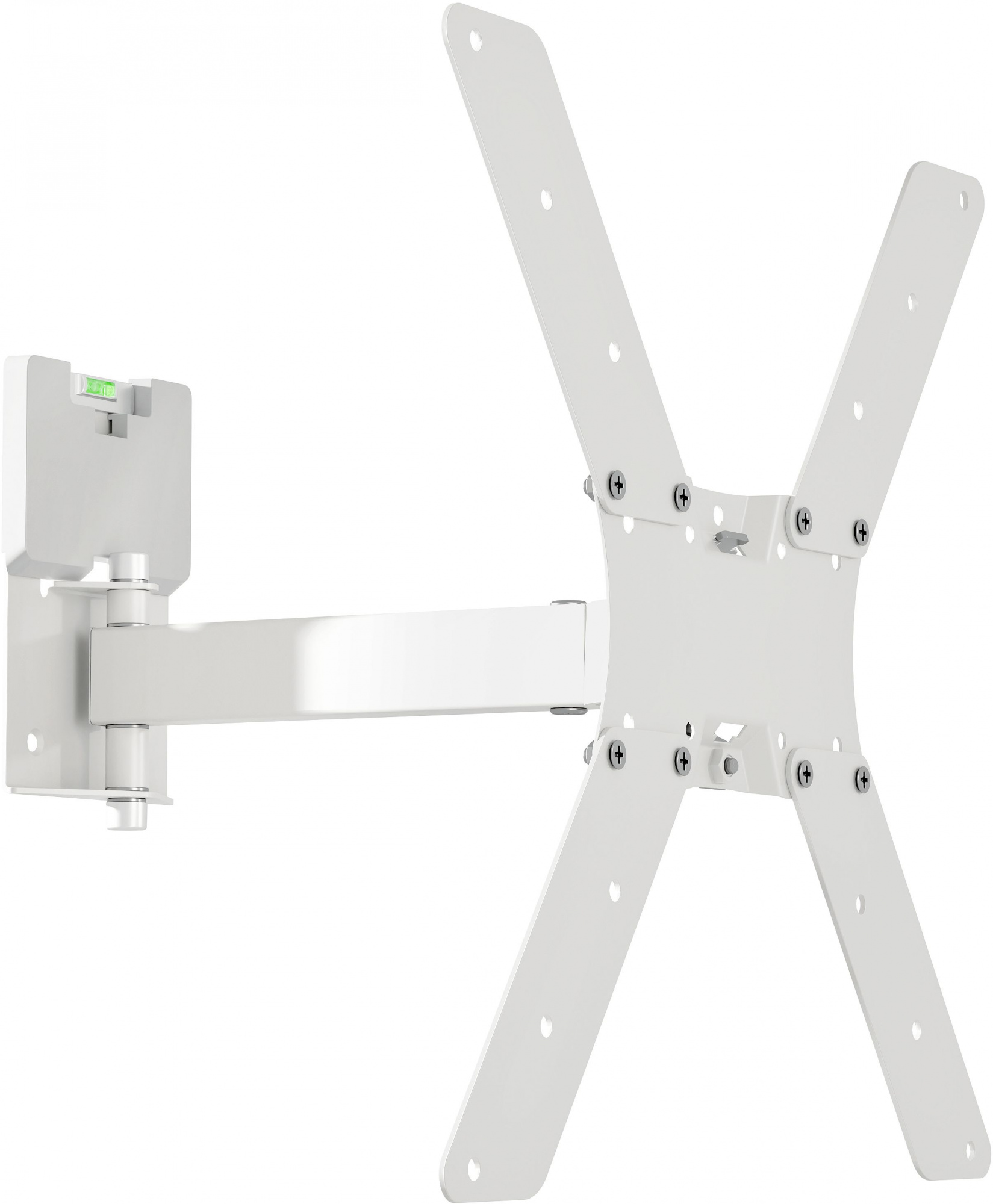 Кронштейн для телевизора Holder LCD-5520-B белый 32"-55" макс.45кг настенный поворотно-выдвижной и н