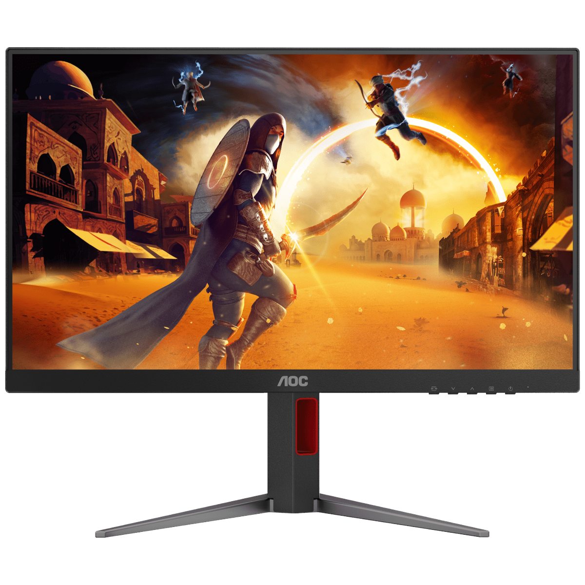 Монитор 23.8" AOC 24G4H Black (IPS, 1920x1080, 200Hz, 0.3 ms, 178°/178°, 300 cd/m, 1000:1, +HDM