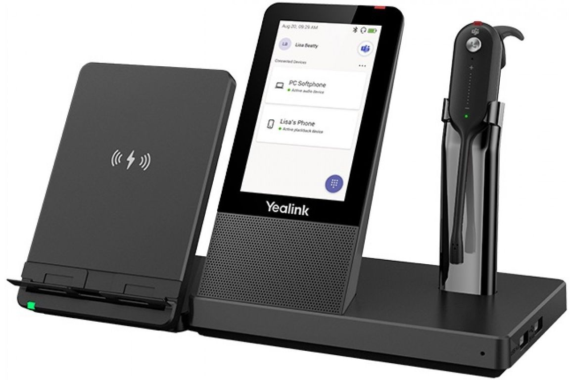 Гарнитура беспроводная Yealink WH67 TM серый