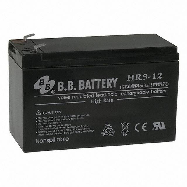 B.B. Battery Аккумулятор HR 9-12 (12V 9(8)Ah)