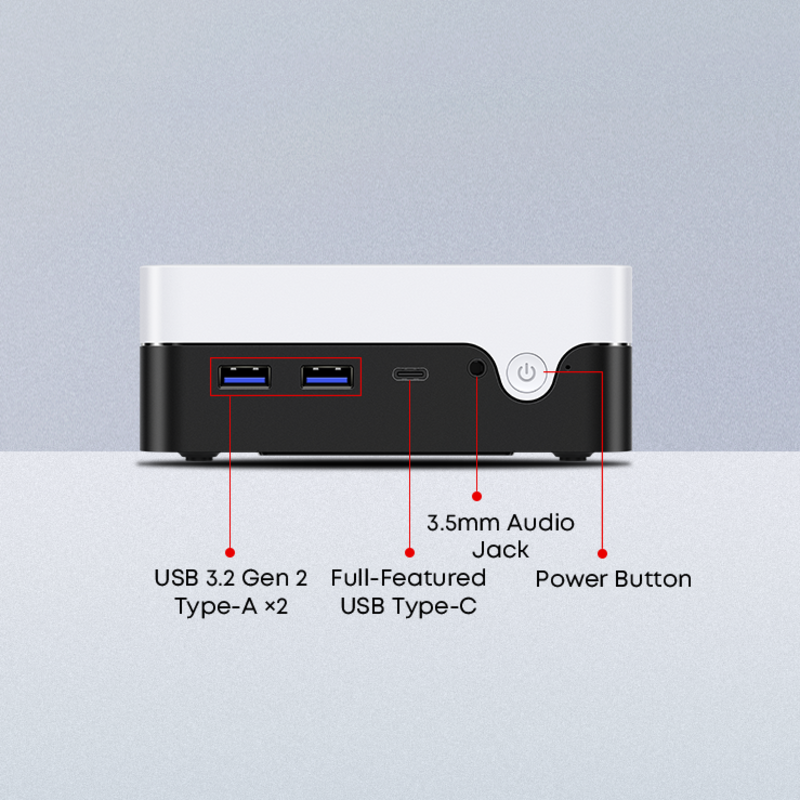 Компьютер Chuwi LarkBox X Intel Core i3 1220P(1.5Ghz)/8192Mb/256SSDGb/Int:Intel UHD Graphics/BT/WiFi