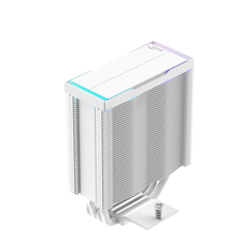 Кулер для процессора SAMA X40L WH (220W, 4-pin PWM, 133.5mm, 4x6mm, ARGB, 1x100mm, 56.6CFM, 31.2dBA,