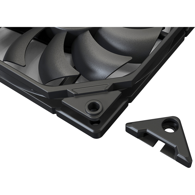 Вентилятор для корпуса ID-Cooling TF-9215-K 92х92x15 черный 4-pin 35дБ Ret