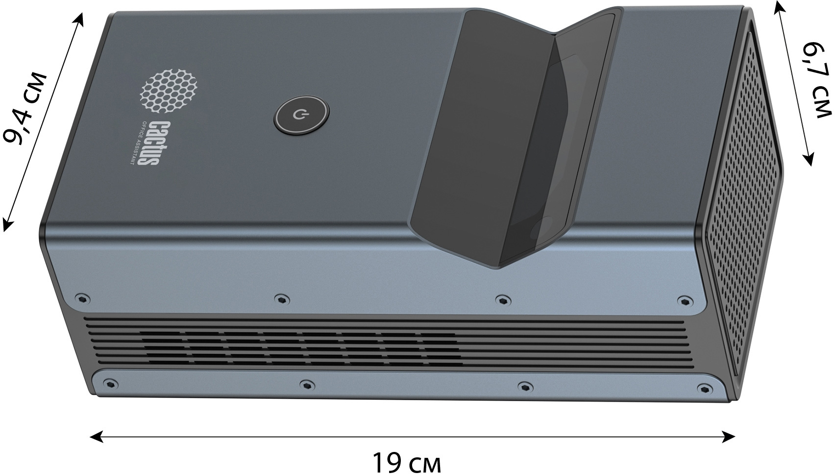 Проектор Cactus CS-PRU.03B.Full HD-A DLP 6500Lm LS 650Lm ANSI (1920x1080) 2000:1 ресурс лампы:30000ч