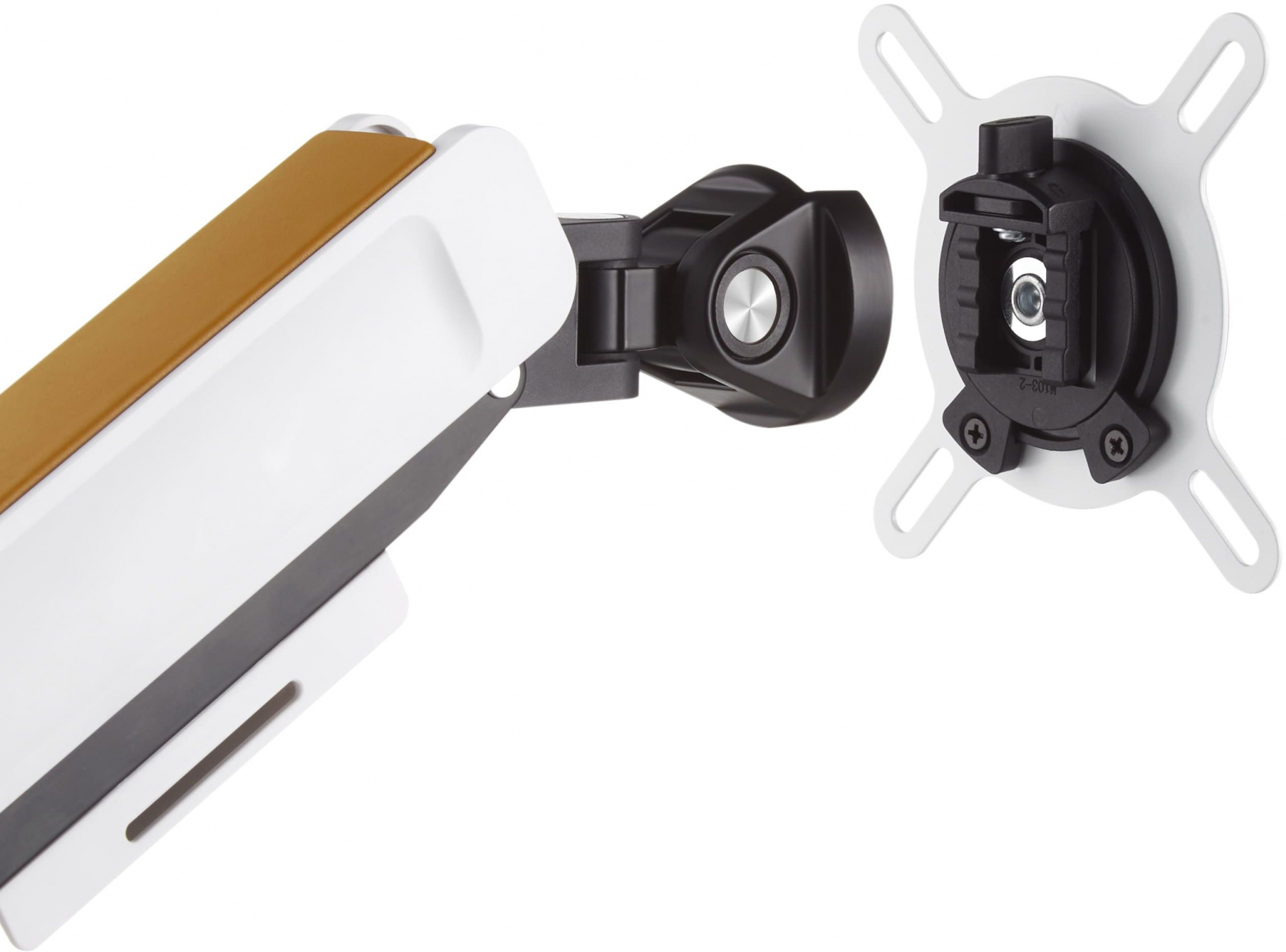 Кронштейн для мониторов Ultramounts UM732W белый/коричневый 17"-32" макс.8кг крепление к столешнице 