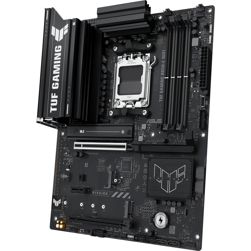 Материнская плата Asus TUF GAMING B850-E WIFI Socket AM5 AMD B850 4xDDR5 ATX AC`97 8ch(7.1) 2.5Gg RA