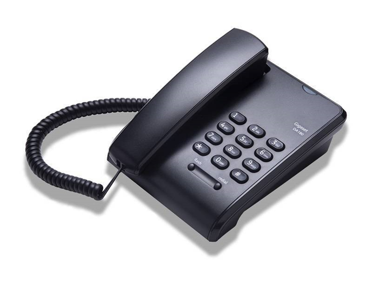 Телефон проводной Gigaset DA180 черный