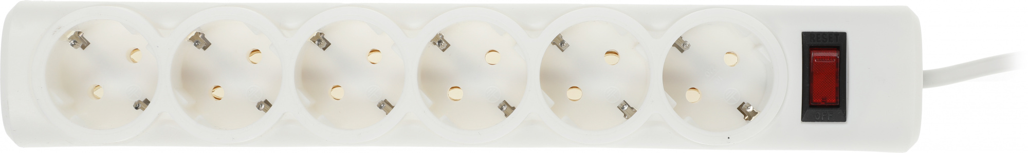 Сетевой фильтр Defender DFS 155 5м (6 розеток) белый (коробка)