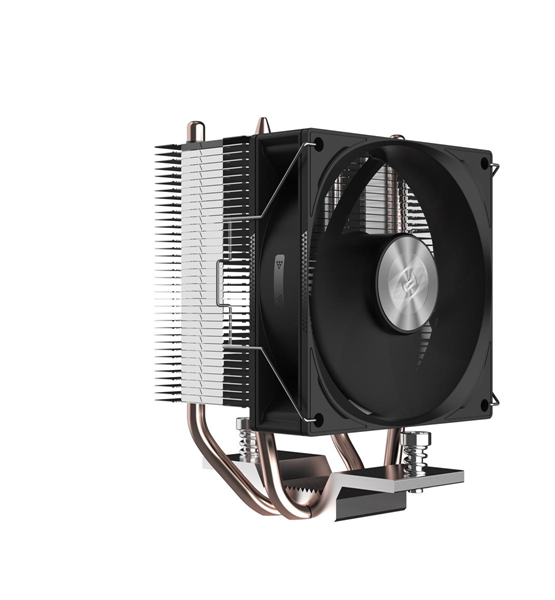 PCCooler R200 S115X/1200/1700/AM4/AM5 (TDP 110W, 90mm Non LED Fan, 2 тепловые трубки 6мм, 2200RPM, 2