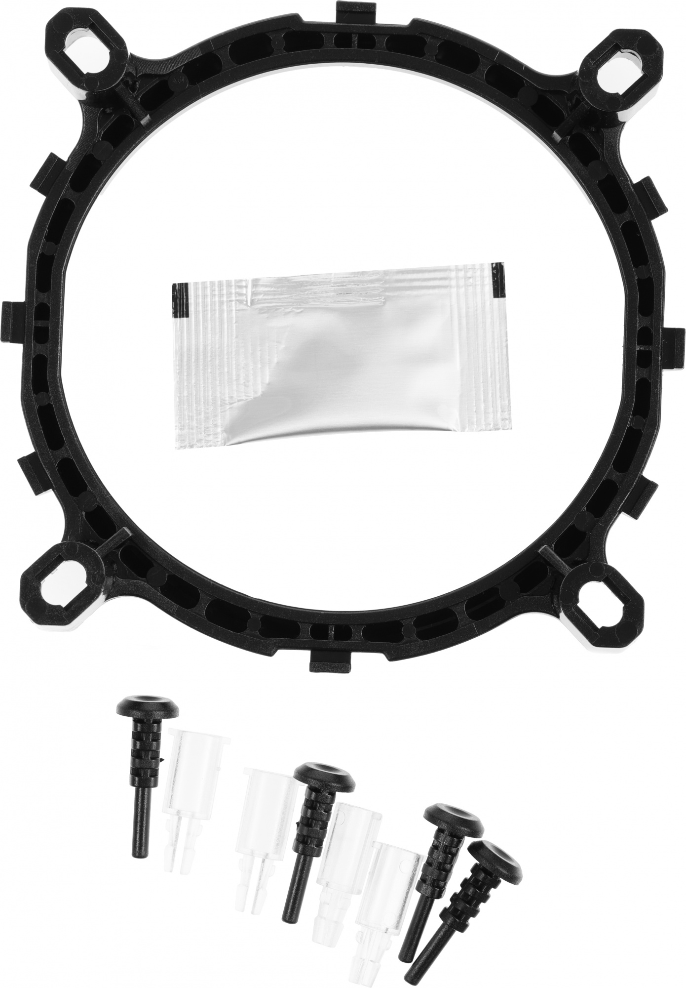 Устройство охлаждения(кулер) ID-Cooling DK-03 Rainbow RGB Soc-AM5/AM4/1200/1700/1851 черный/белый 4-