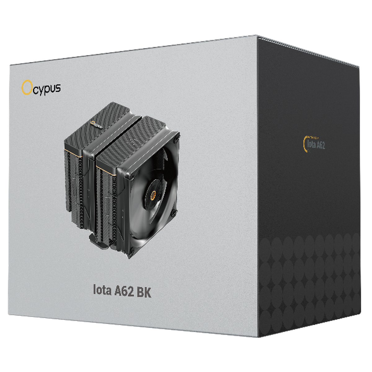 Кулер для процессора Ocypus Iota A62 BK, 2x120mm FAN, Display Panel, 6 HEAT PIPES, 4-PIN PWM, 500-20