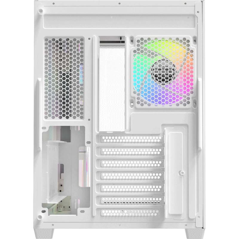 Корпус Ocypus Iota C70 Curve WH ARGB, Midi-Tower, TG, 4x120mm ARGB, 2xUSB-A 3.0 + 1xUSB-C 3.1, ATX, 
