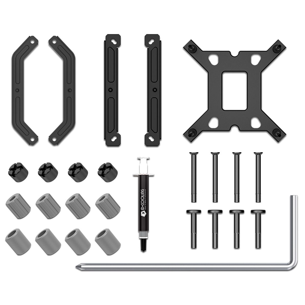 Устройство охлаждения(кулер) ID-Cooling IS-55 ARGB Soc-AM5/AM4/1200/1700/1851 черный 4-pin 31.2-31.2