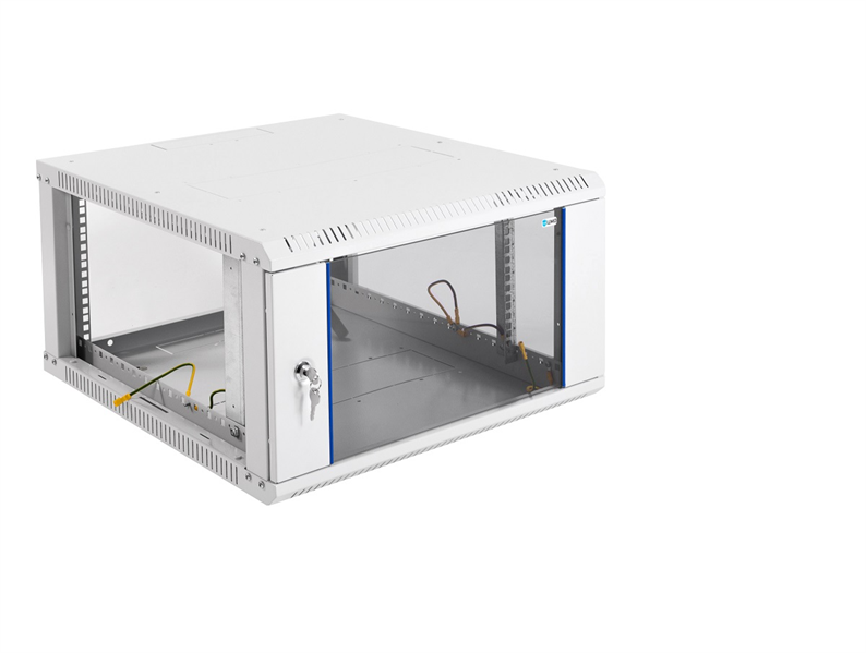 Шкаф ЦМО Шкаф телекоммуникационный настенный разборный ЭКОНОМ 6U (600х520) дверь стекло