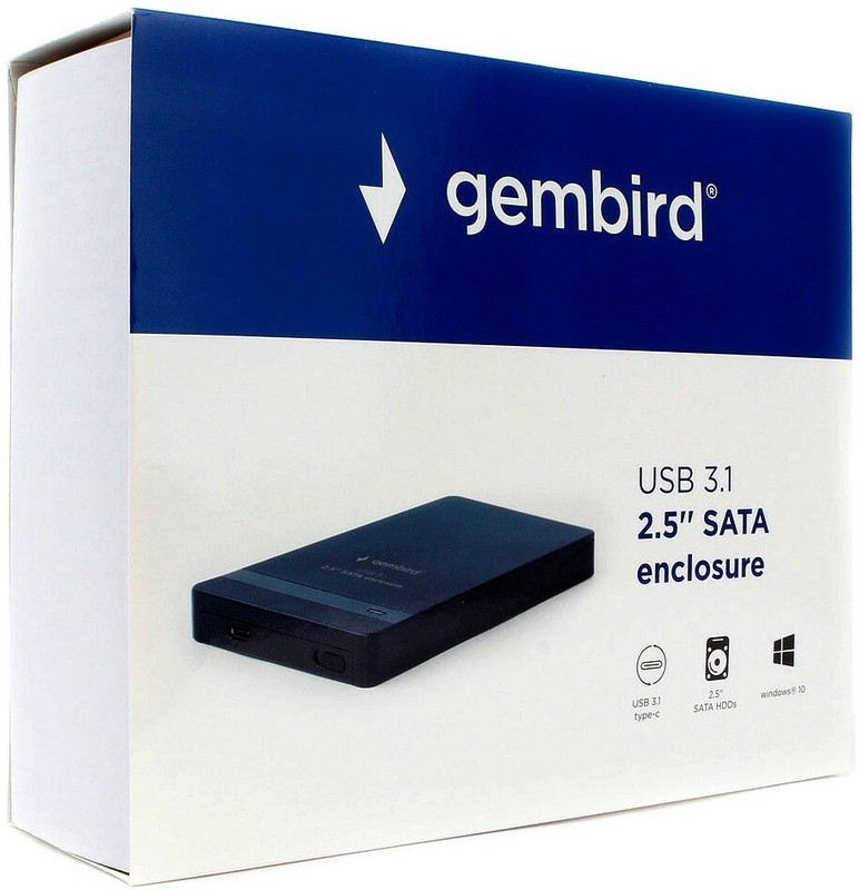Gembird EE2-U31S-2 Внешний корпус 2.5" {50} (270272)