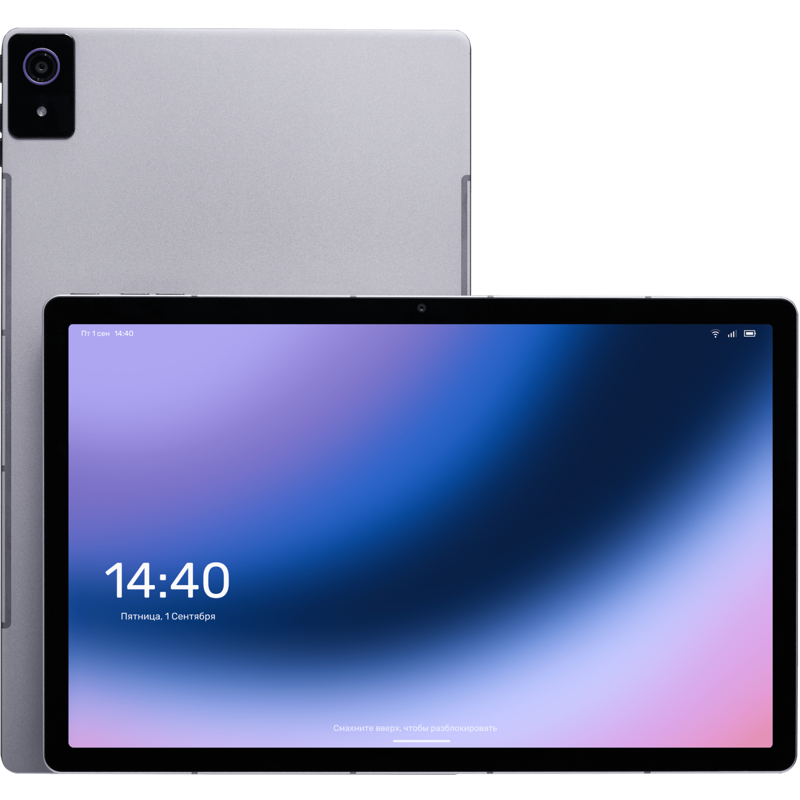 Планшет Kvadra TS11.02-2111-21 (2.4) 8C RAM6Gb ROM128Gb 10.95" IPS 2000x1200 4G KvadraOS серый 13Mpi