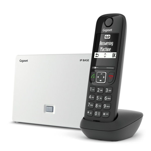 Телефон IP Gigaset AS690IP BASE RUS черный (S30852-H3124-R101)