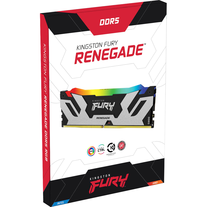 Память DDR5 32GB 6400MHz Kingston KF564C32RSA-32 Fury Renegade XMP RGB RTL Gaming PC5-51200 CL32 DIM