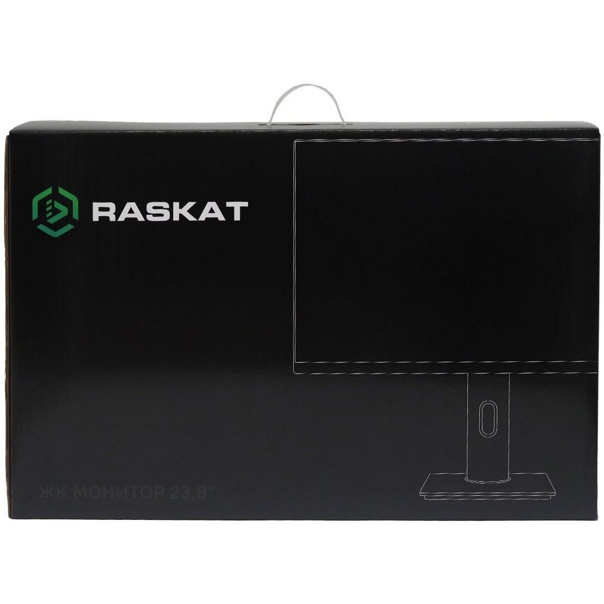 Монитор Raskat I24F10DAP 23.8" (IPS, 1920-1080, VGA+HDMI+DP, 4ms, 178°/178°, 1000:1, 100Hz, Piv