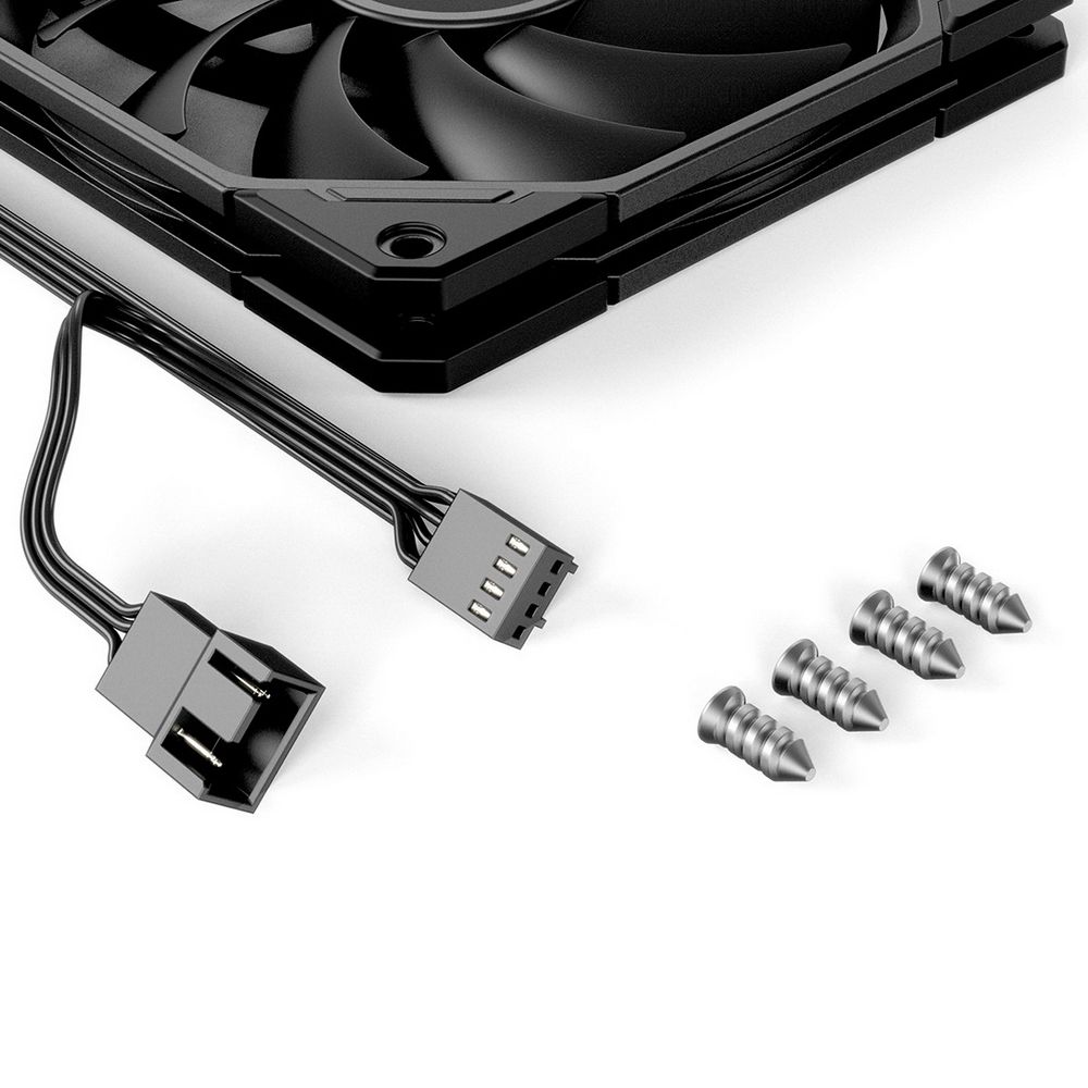 Вентилятор для корпуса ID-Cooling TF-12015-K 120х120x15 черный 4-pin 35дБ Ret