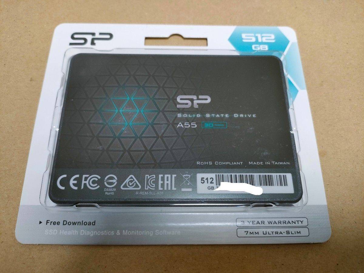 Накопитель SSD Silicon Power SATA-III 512GB SP512GBSS3A55S25 Ace A55 2.5"