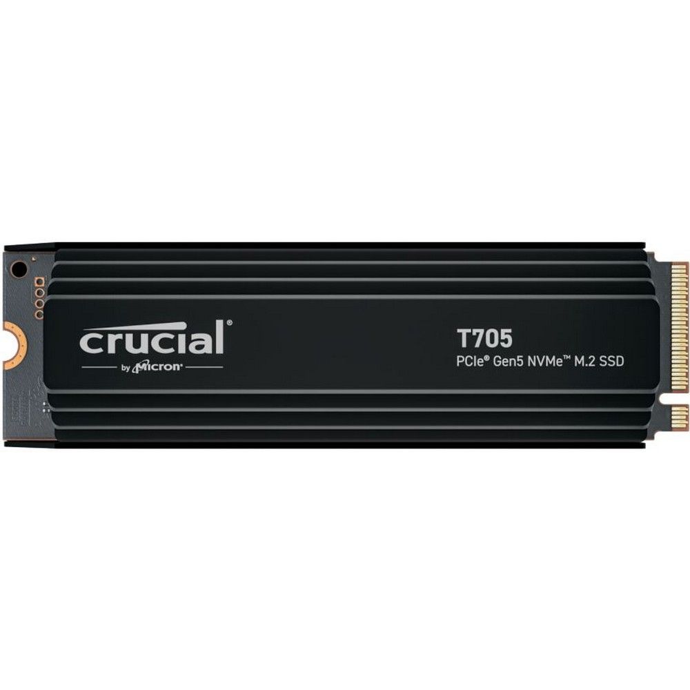 Твердотельный накопитель SSD Crucial T705 1TB PCIe Gen5 NVMe M.2 SSD with heatsink CT1000T705SSD5