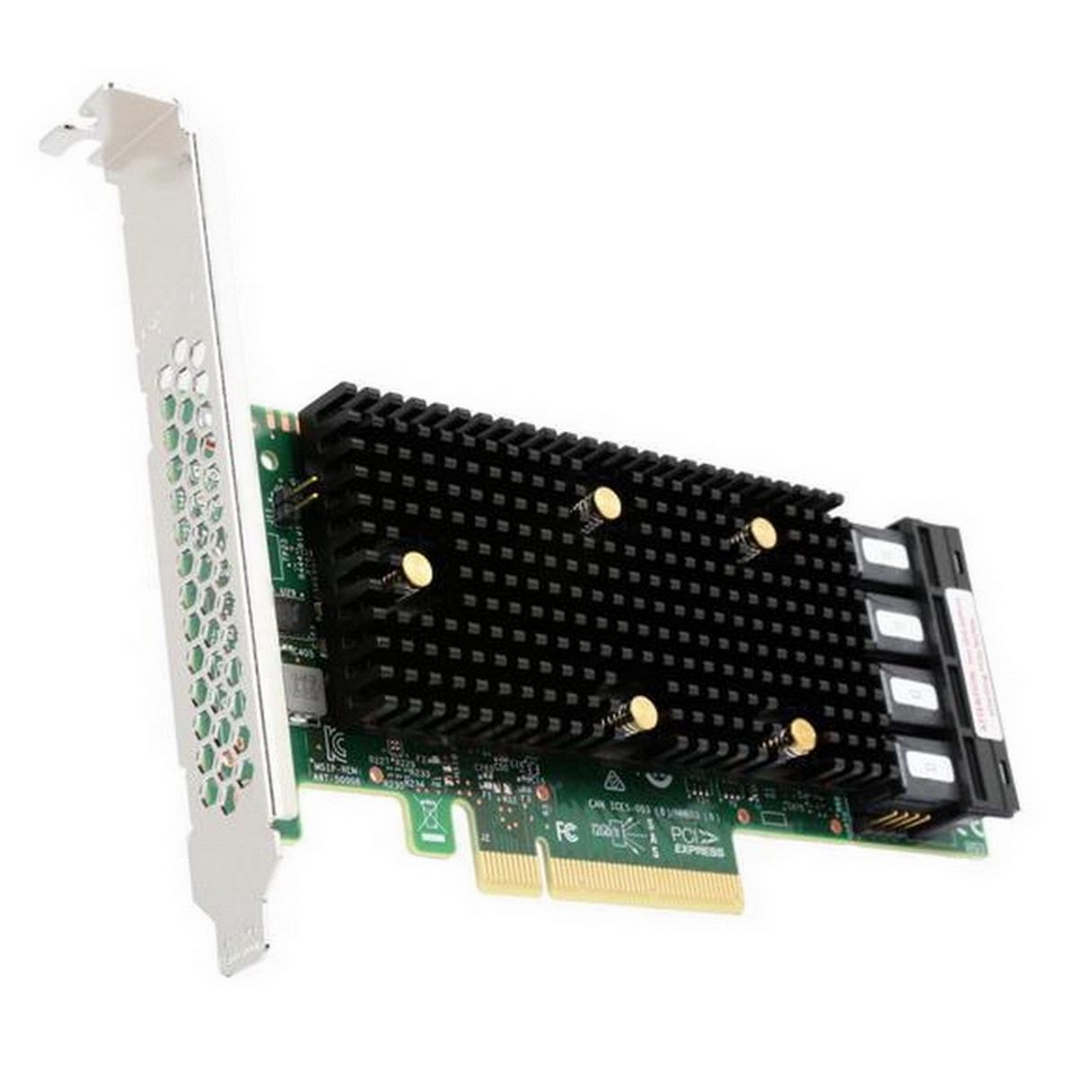 HBA-адаптер Broadcom SAS 9400-16i SGL (05-50008-00 ) PCIe 3.1 x8 LP, Tri-Mode SAS/SATA/NVMe 12G HBA,