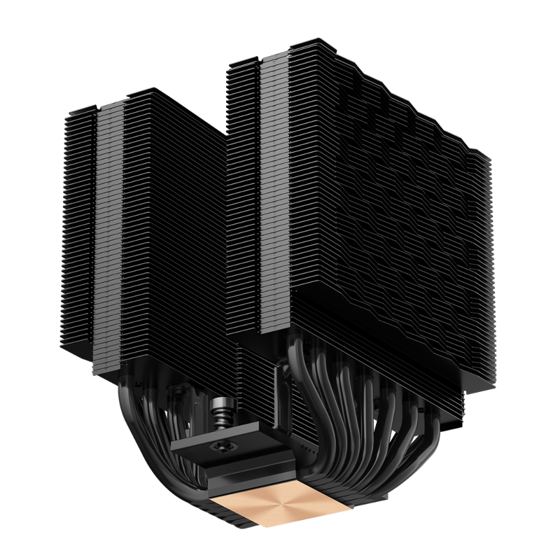Кулер для процессора PCCooler RT720 TC ARGB BK (270W, 4-pin PWM, 157.5mm, Al/Cu, 7x6mm, ARGB, 2x120m