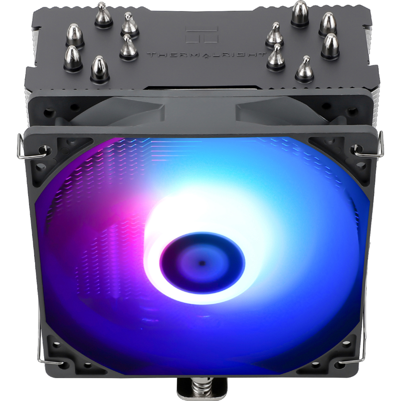 Устройство охлаждения(кулер) Thermalright Burst Assassin 120 ARGB Soc-AM5/AM4/1200/1700/1851 серебри