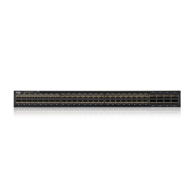 Коммутатор L3 Core коммутатор Zyxel NebulaFlex Pro CX4800-56F, rack 19", 48xSFP28: 10/25G , 8xQSFP28