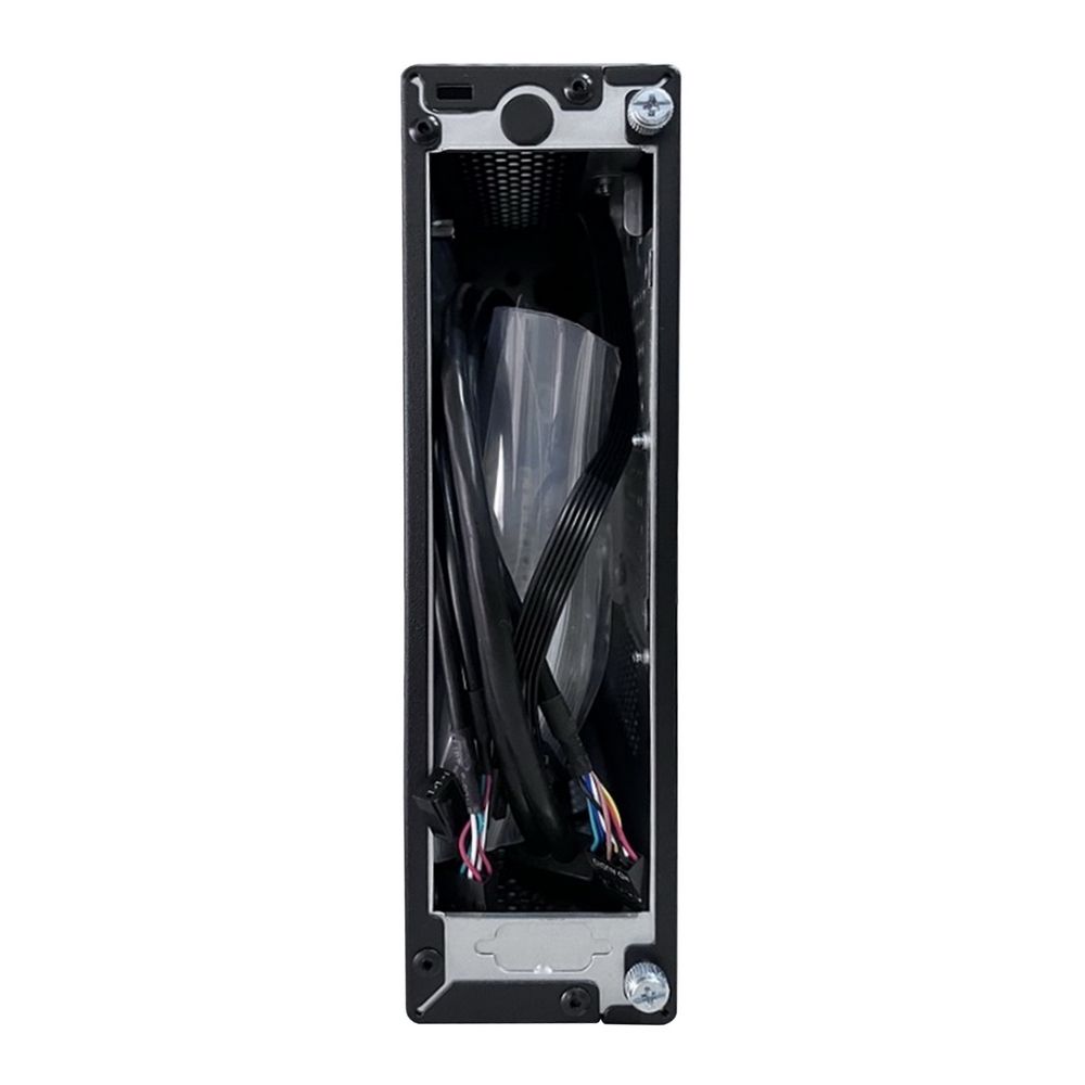 Корпус FoxLine FL-105-AD120-DC-INF (FL-105-AD120-DC-INF) |FL-105-AD120-DC-INF| mITX case (2L), 2*USB