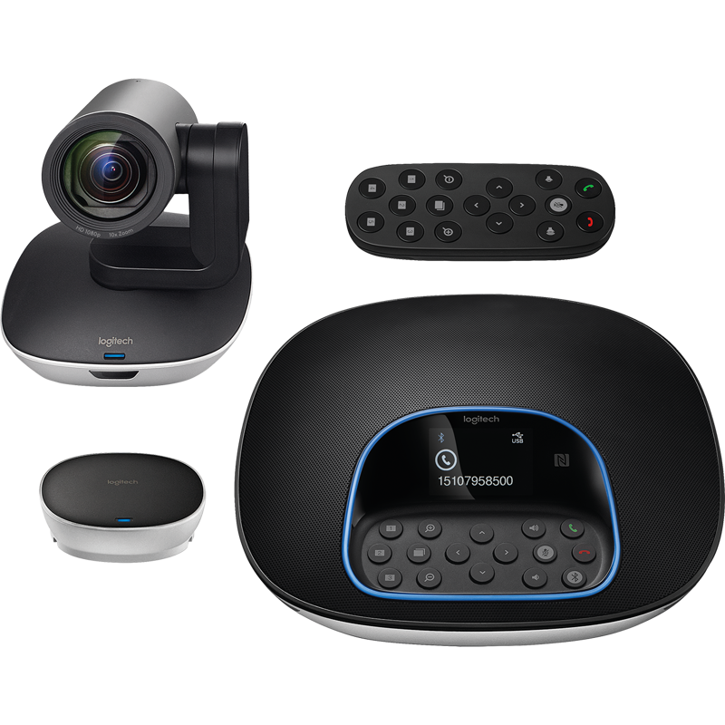 Камера Web Logitech Conference Cam Group черный 3Mpix (1920x1080) USB2.0 с микрофоном (960-001057)