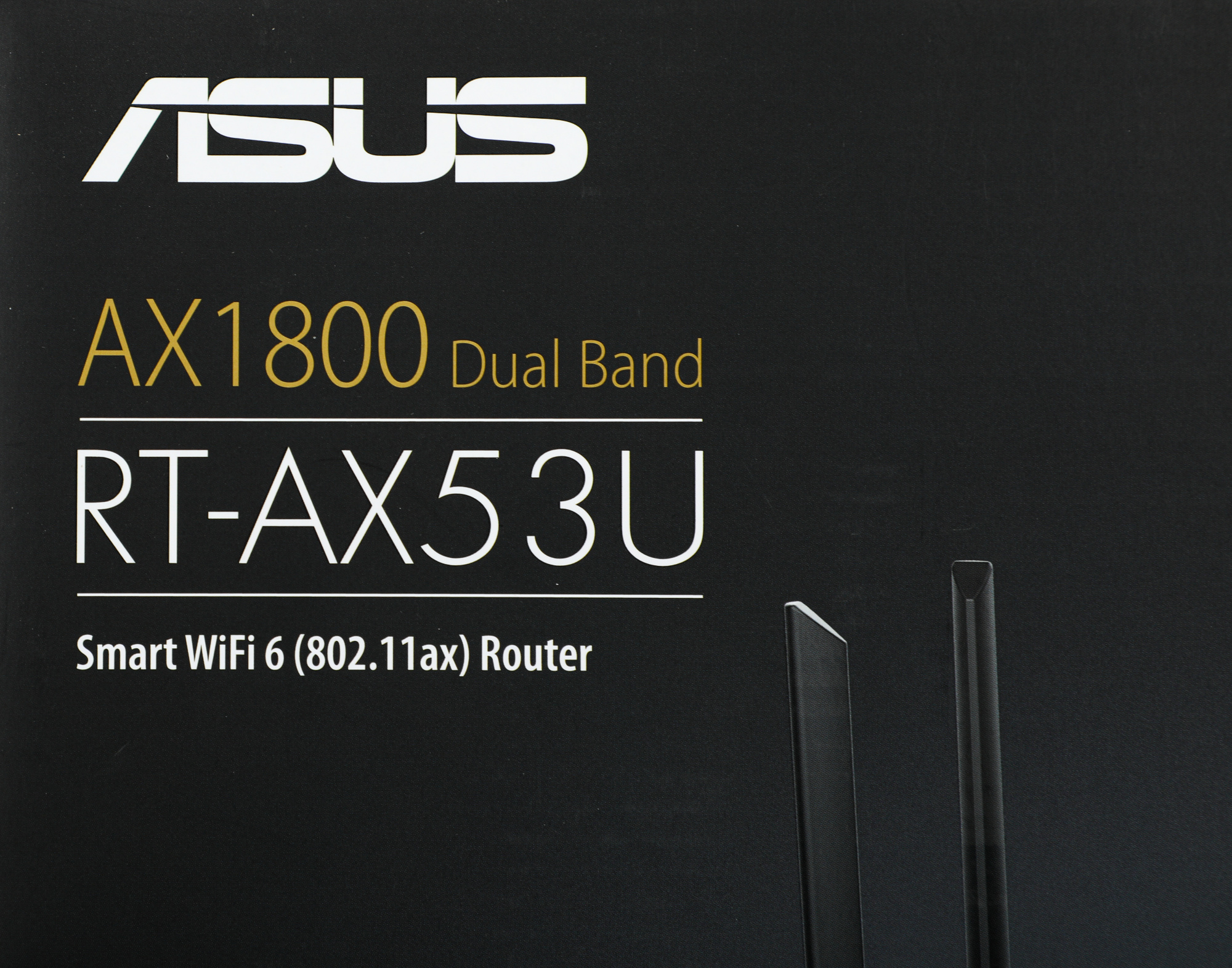 Роутер беспроводной Asus RT-AX53U AX1800 10/100/1000BASE-TX/4G ready черный