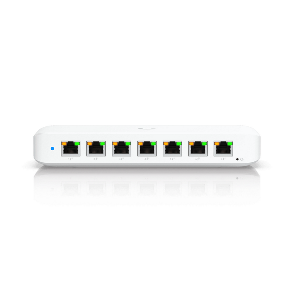 Коммутатор Ubiquiti UniFi Switch Ultra 60W PoE-коммутатор, 8х 1G RJ45, раздача 52 Вт