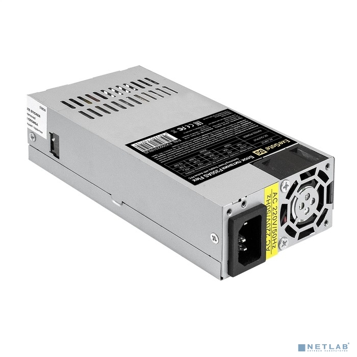 Exegate EX292231RUS Блок питания 350W ExeGate F350AS (Flex ATX, for ITX case, APFC, КПД 80% (80 PLUS