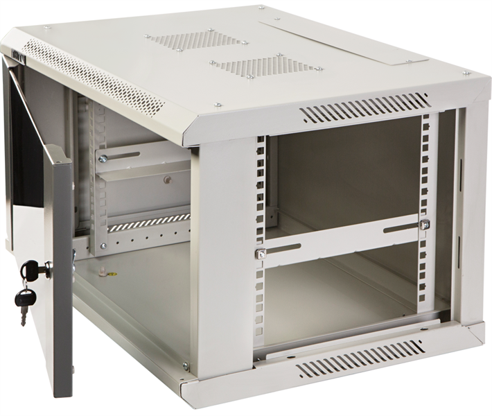 Шкаф Шкаф настенный серии Pro, 12U 600x450, стеклянная дверь
