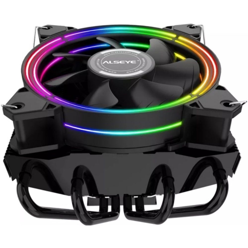Вентилятор ALSEYE H120T Universal, 125W, 120mm FAN, 800/2000 rpm, 24.1/35.5 dBA, RGB, PWM, RTL{20} (