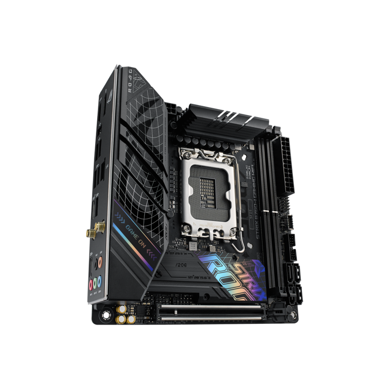 Материнская плата Asus ROG STRIX B760-I GAMING WIFI Soc-1700 Intel B760 2xDDR5 mini-ITX AC`97 8ch(7.