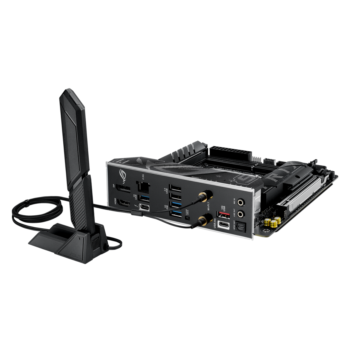 Материнская плата Asus ROG STRIX B860-I GAMING WIFI Soc-1851 Intel B860 2xDDR5 mini-ITX AC`97 8ch(7.