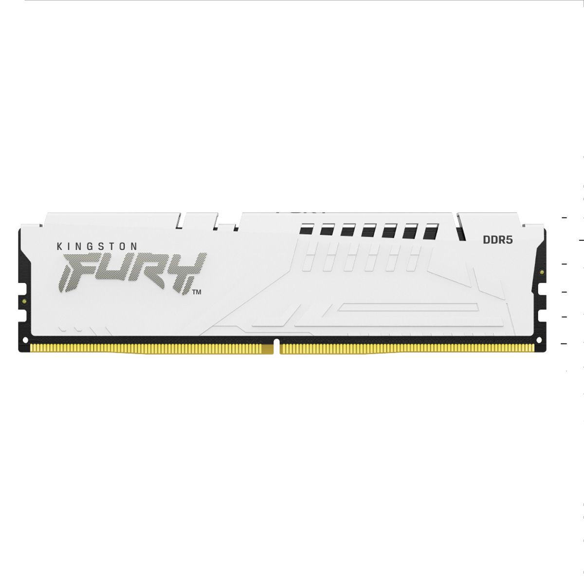 Память DDR5 32GB 6000MHz Kingston KF560C36BWE-32 Fury Beast White Expo RTL Gaming PC5-48000 CL36 DIM
