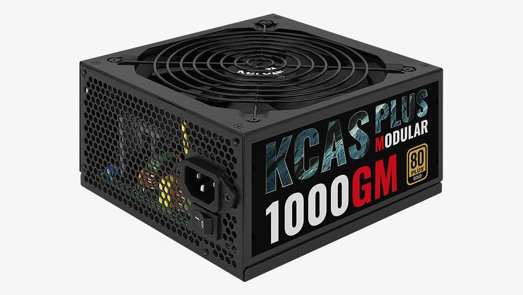 Блок питания Formula V Line KCAS PLUS 1000GM, 1000W, ATX3.1/PCIe5.1, APFC, 80+ Gold, 14cm Fan, Full 