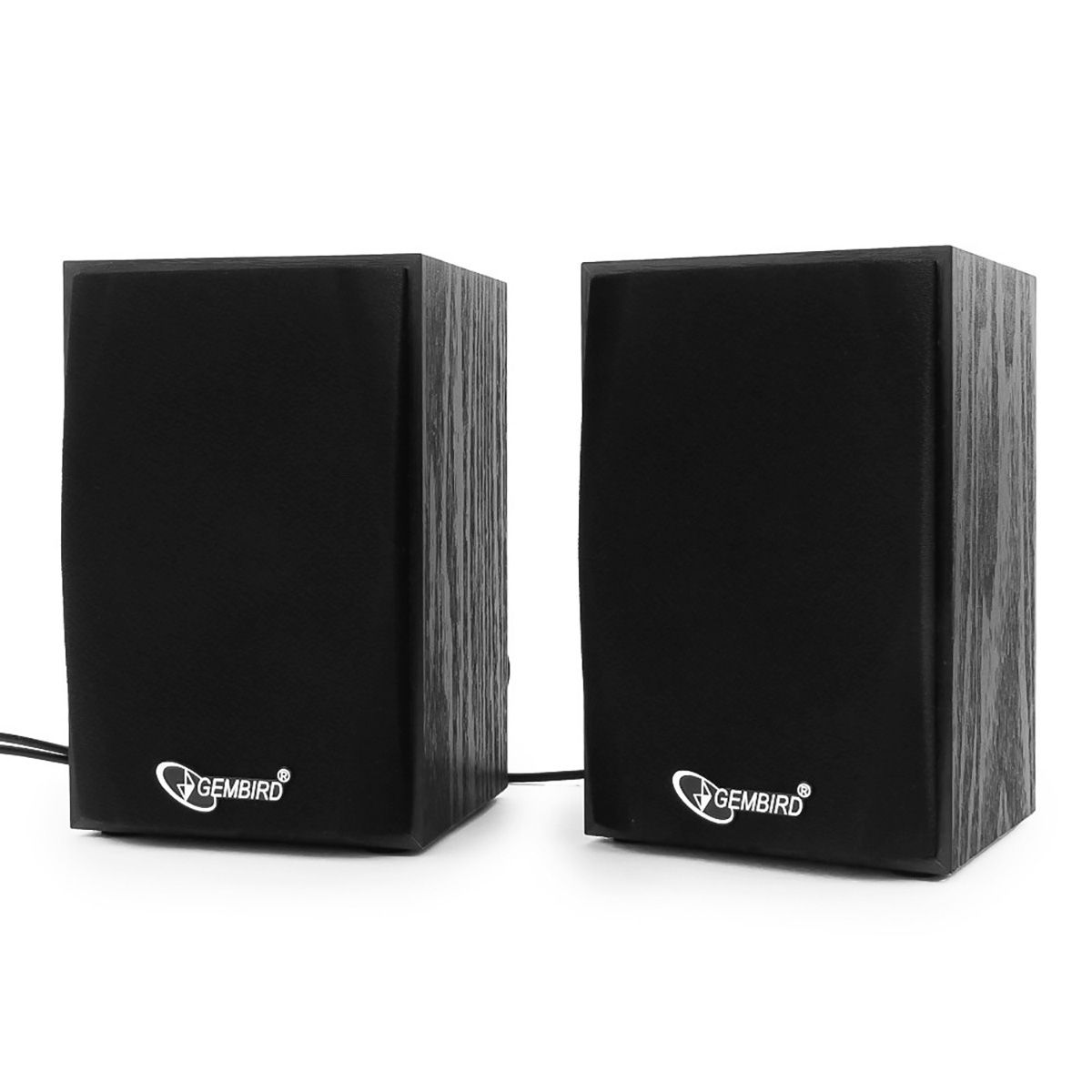 Акустич. система 2.0 Gembird SPK-201, МДФ, черный, 5 Вт, регулятор громкости, USB-питание