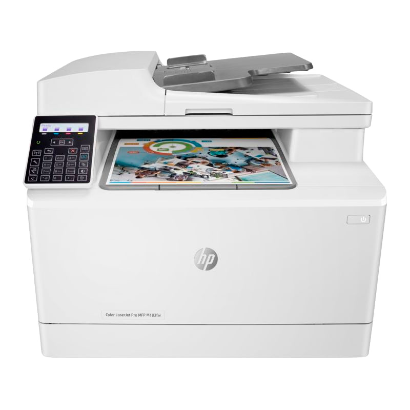 МФУ лазерный HP Color LaserJet Pro M183fw (7KW56A) A4 Net WiFi белый