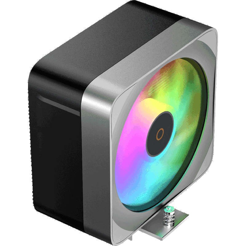 Кулер для процессора Ocypus Delta A40 EX BK ARGB (200W, 4-pin PWM, 157mm, Al/Cu, 4x6mm, ARGB, 1x120m