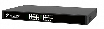 Голосовой шлюз YEASTAR VoIP-FXS-шлюз с поддержкой 16 FXO-линий
