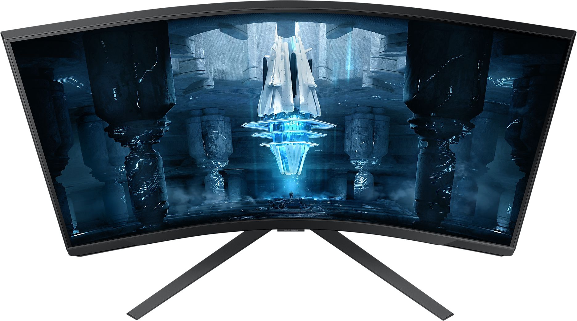 Монитор Samsung 32" Odyssey Neo G8 S32BG852NI черный/белый VA LED 16:9 HDMI полуматовая HAS Piv 350c
