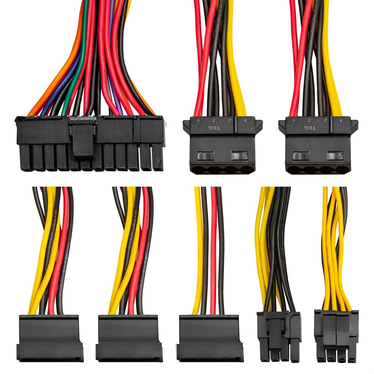 Exegate EX292142RUS Блок питания 600W ExeGate AB600 (ATX, 8cm fan, 24pin, 4pin, 3xSATA, 2xIDE, FDD)