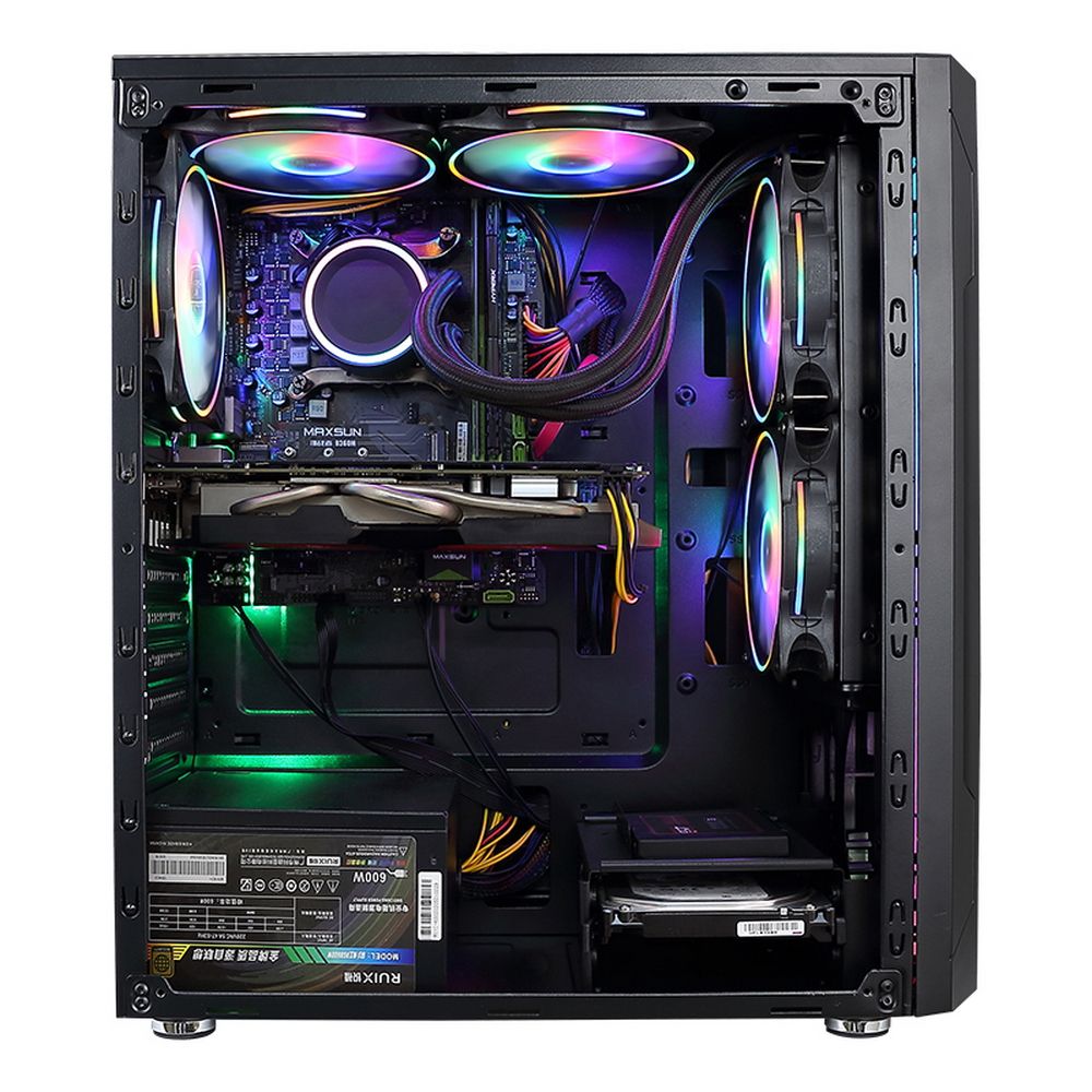 Корпус ALSEYE Корпус ALSEYE Auro 3.0-B Mini-ITX/Micro ATX/ATX, USB2.0*2+HD Audio+USB3.0*1, «H.D.D.(3