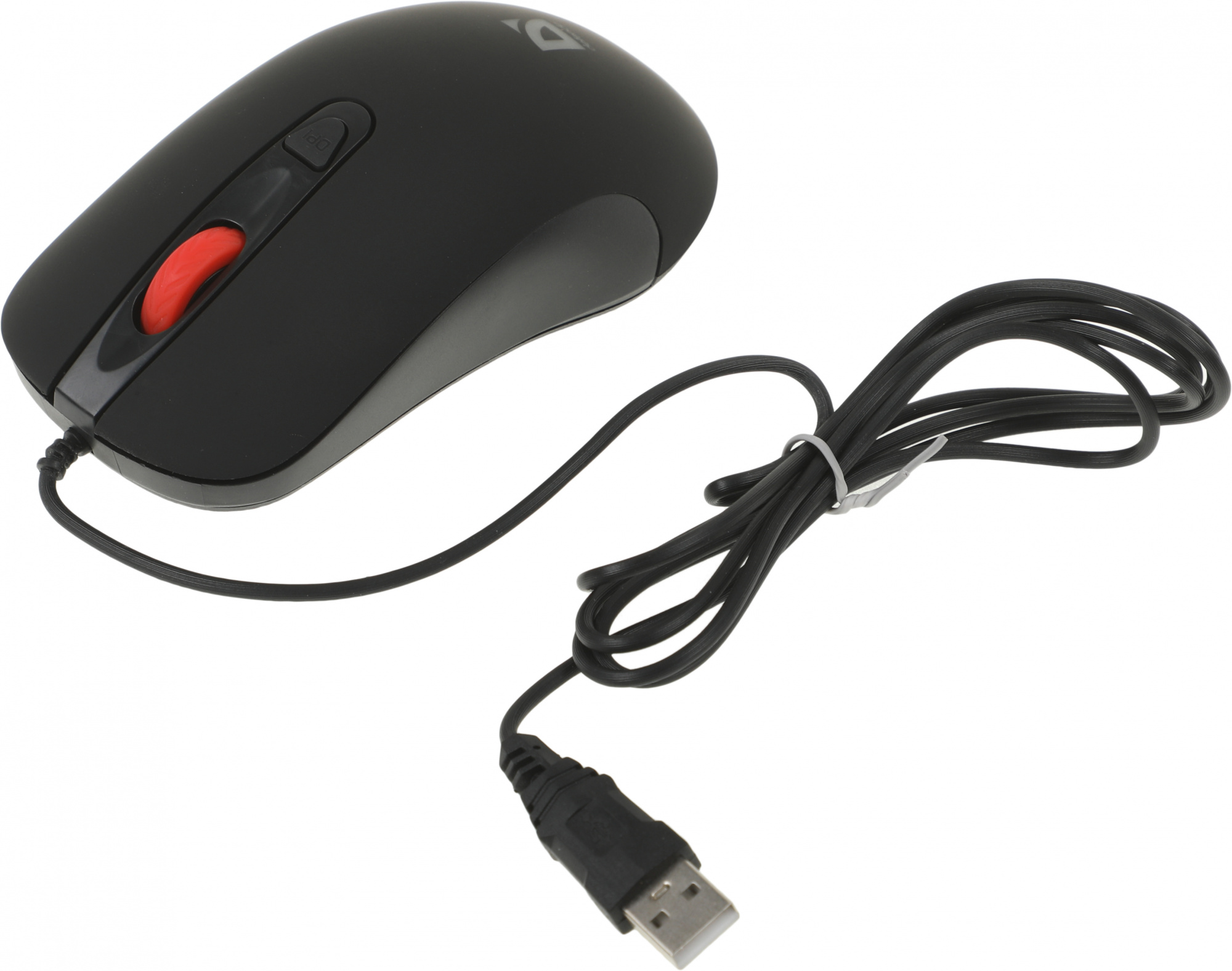 Мышь Defender Ultra Classic MB-280 черный оптическая 1600dpi USB 4but (52281)