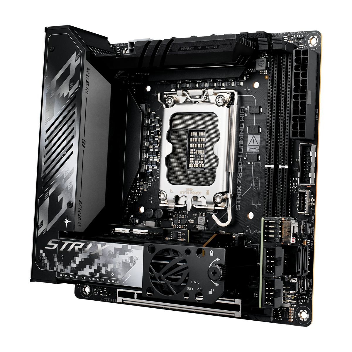 Материнская плата Asus ROG STRIX Z890-I GAMING WIFI Soc-1851 Intel Z890 2xDDR5 mini-ITX AC`97 8ch(7.